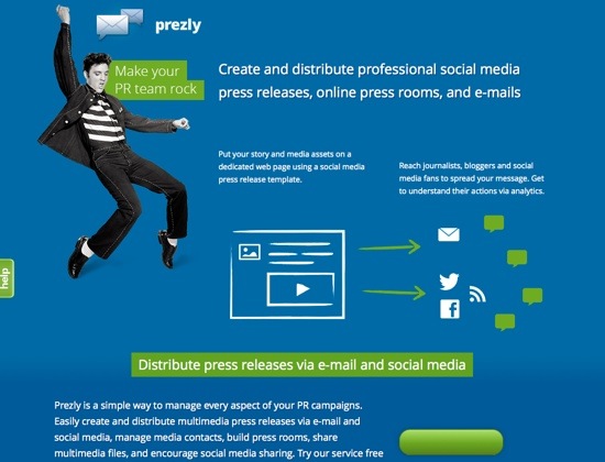 Prezly website