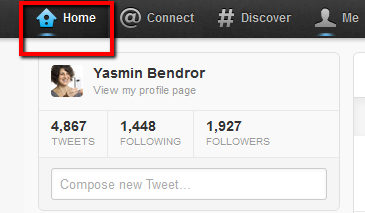 Twitter Home