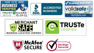 Trust seals give your business an instant level of stature and credibility.