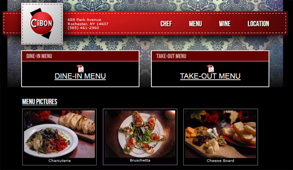 Cibon restaurant example.