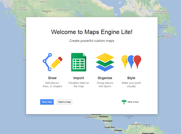 Google Maps Engine Lite