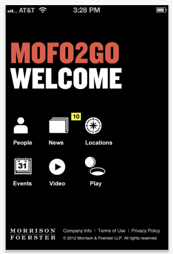 Morrison & Foersters app.