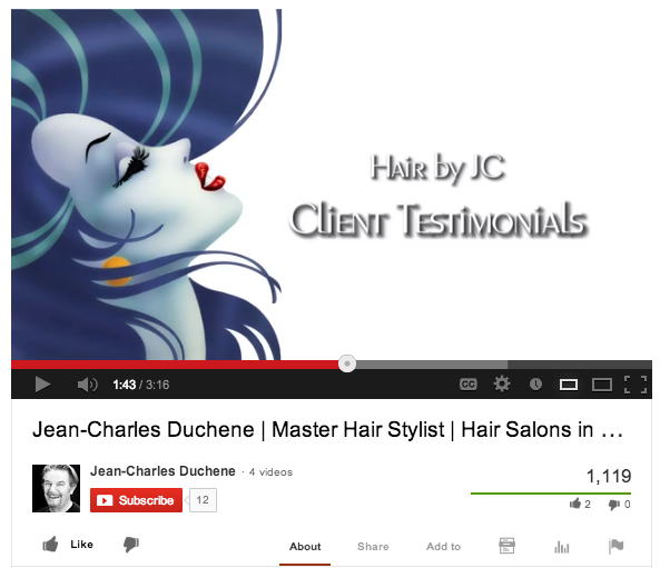 Use videos for customer testimonials.