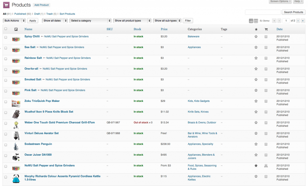WooCommerce turns WordPress into an online store.