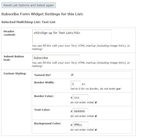 Mailchimp adds a subscribe form widget to WordPress.